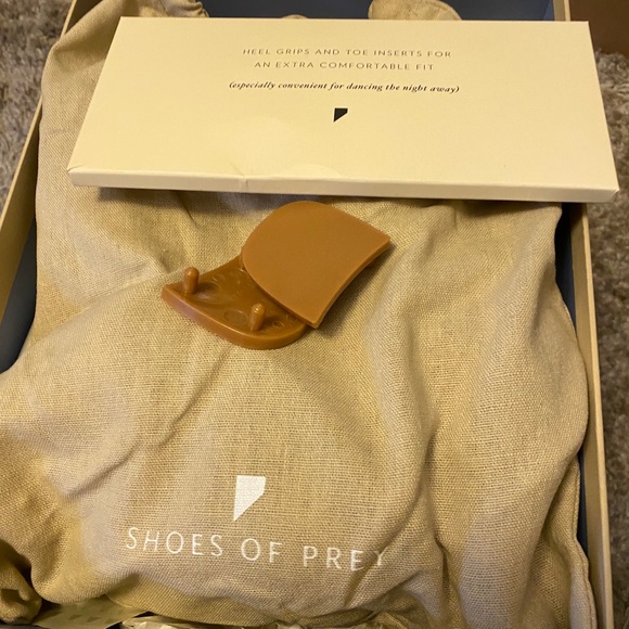 Shoes of Prey Black Croc Peep Toe Block Heel - Picture 10 of 13